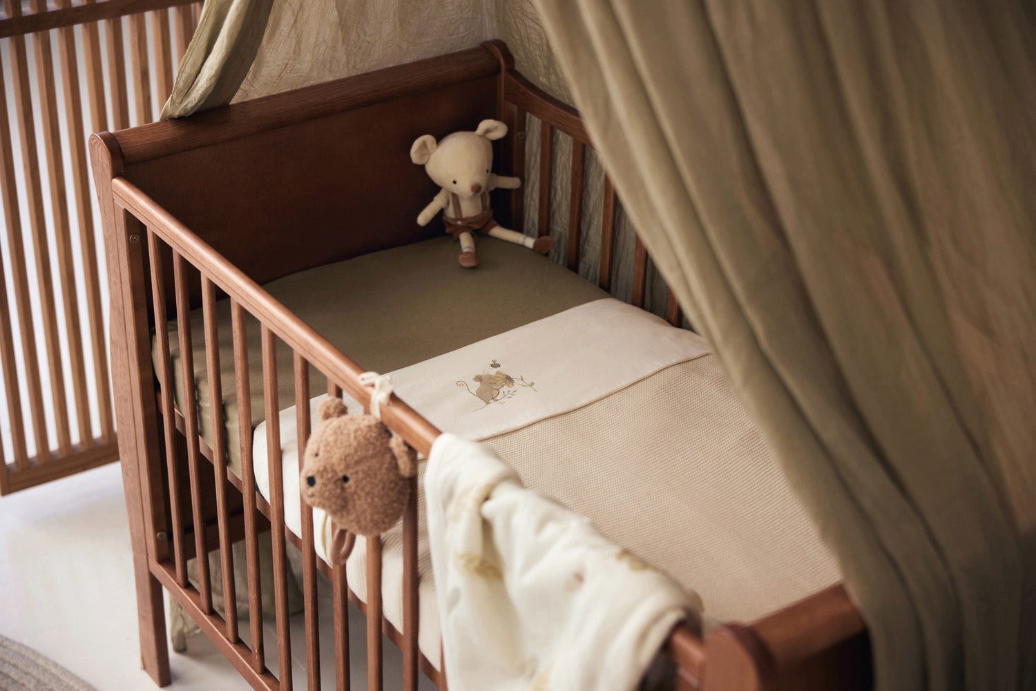 Jollein Spannbettlaken Spannbetttuch f. Babywiege Beistellbett 40/50 x 80/9 günstig online kaufen