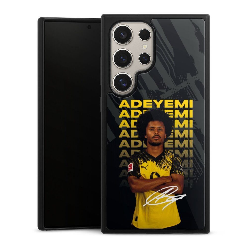 DeinDesign Handyhülle Borussia Dortmund Karim Adeyemi BVB Karim Adeyemi 25/26, Samsung Galaxy S24 Ultra Gallery Case Glas Hülle