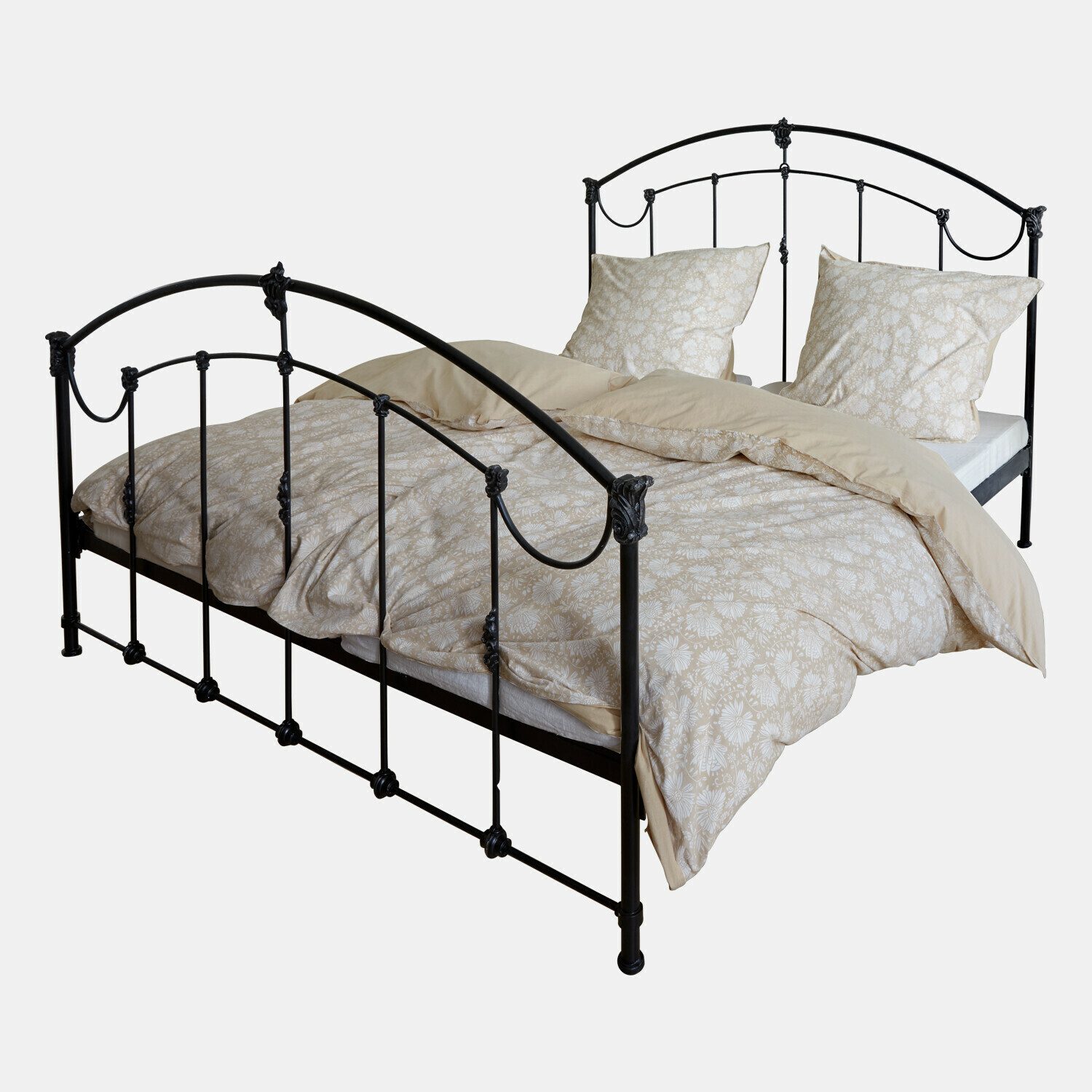 Mirabeau Bett Bett Canefield schwarz