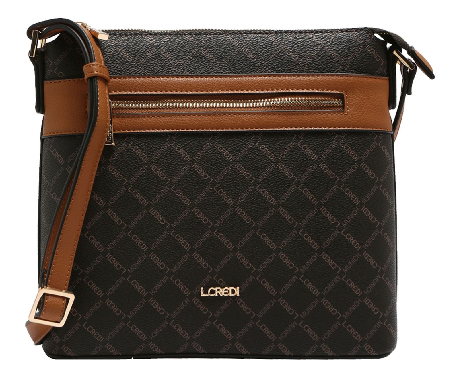 L.CREDI JUDITH 32 CM - Borsa a mano - cognac/marrone