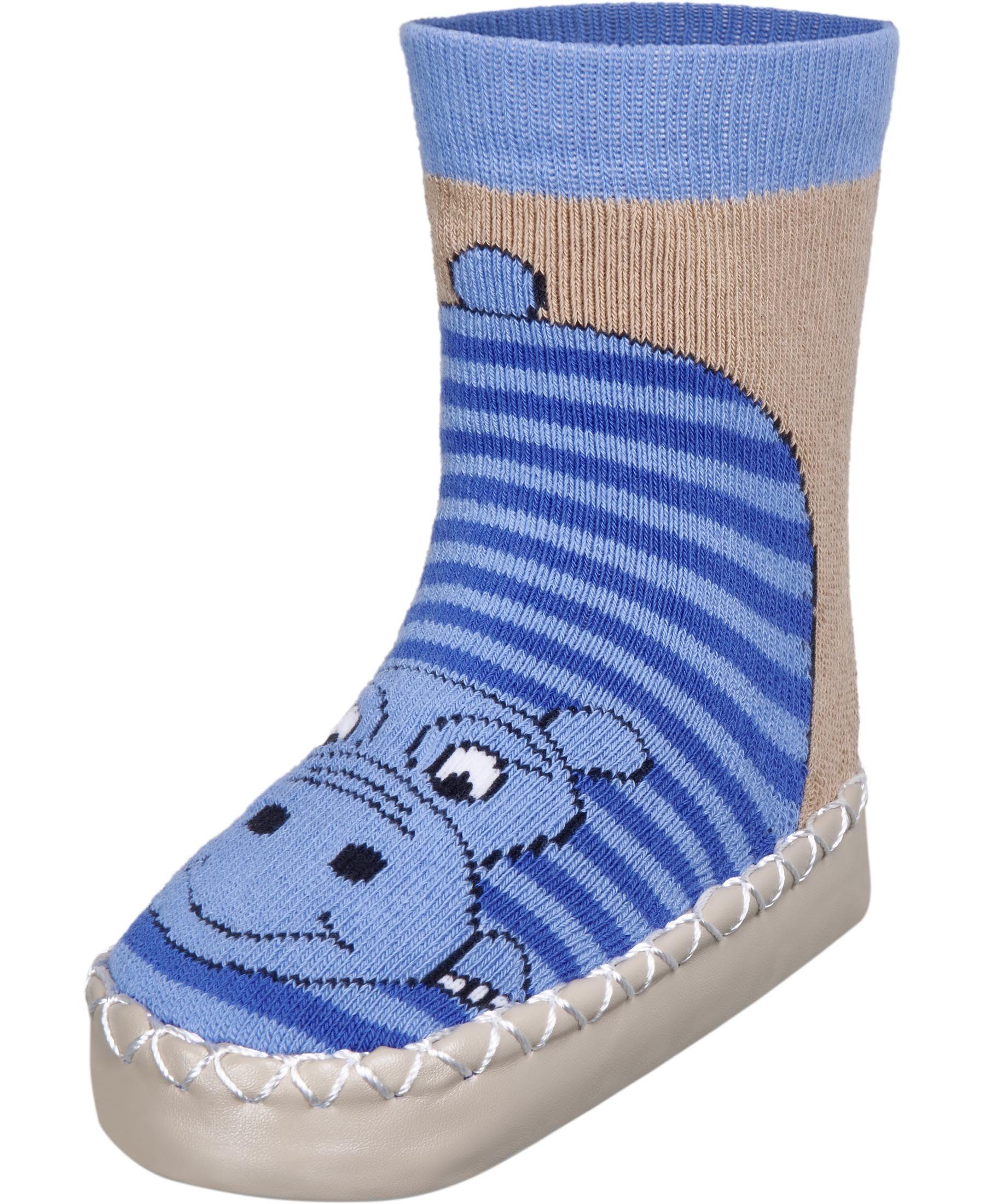 Playshoes Hüttenschuh Nilpferd Hausschuh – Bild 4 von 5