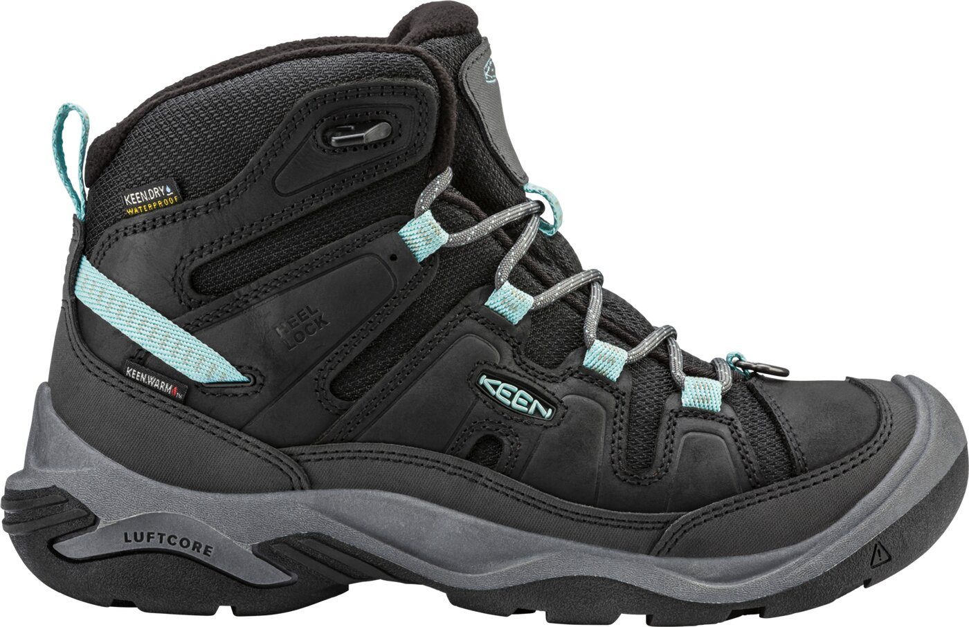 Keen CIRCADIA MID POLAR W-BLACK/CLOUD BLUE BLACK Trekkingschuh