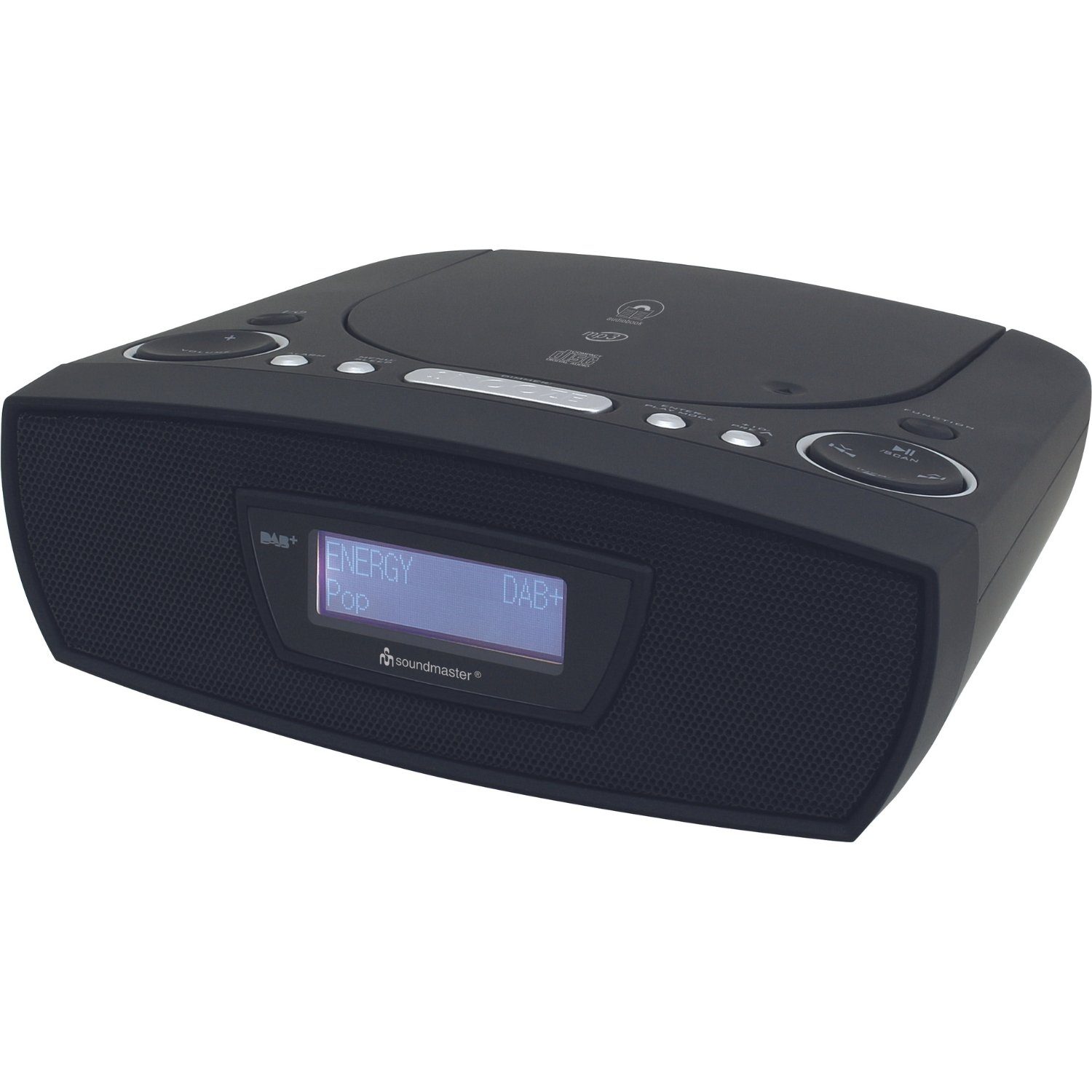 Uhrenradio DAB+ USB CD MP3 Funktion Soundmaster und UKW mit Resume Uhrenradio URD480SW