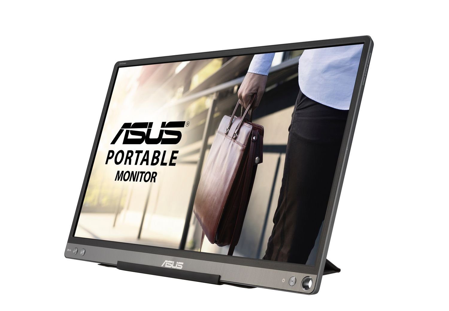 Asus MB16ACE Smart Monitor (39.62 cm/16 ", 1920 x 1080 px, 5 ms Reaktionszeit, IPS, 16:9, schwarz)
