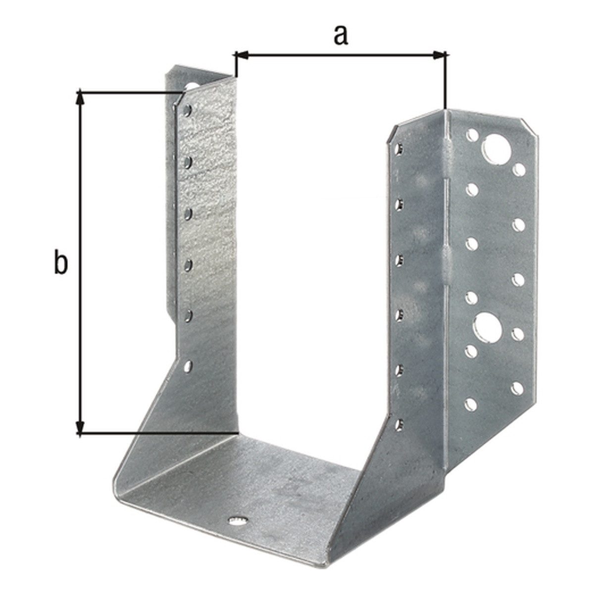 Alberts Winkelverbinder Alberts Balkenschuhe Flügel außen 100x140x2,0 mm 1 Stk., LxB: 140x100 mm, Verzinkt, (1-St)