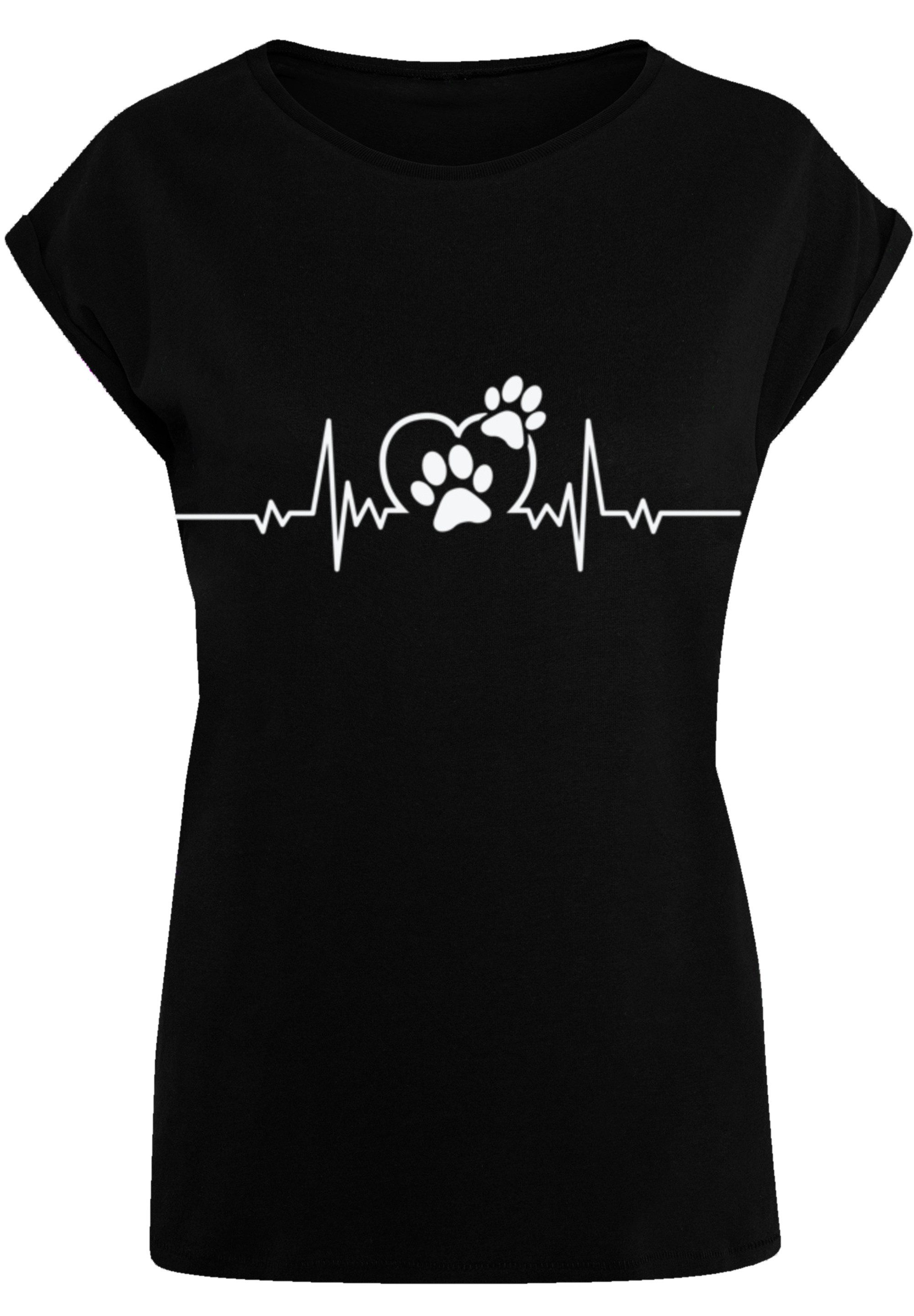 F4NT4STIC T-Shirt Herzschlag Hunde Liebe Premium günstig online kaufen
