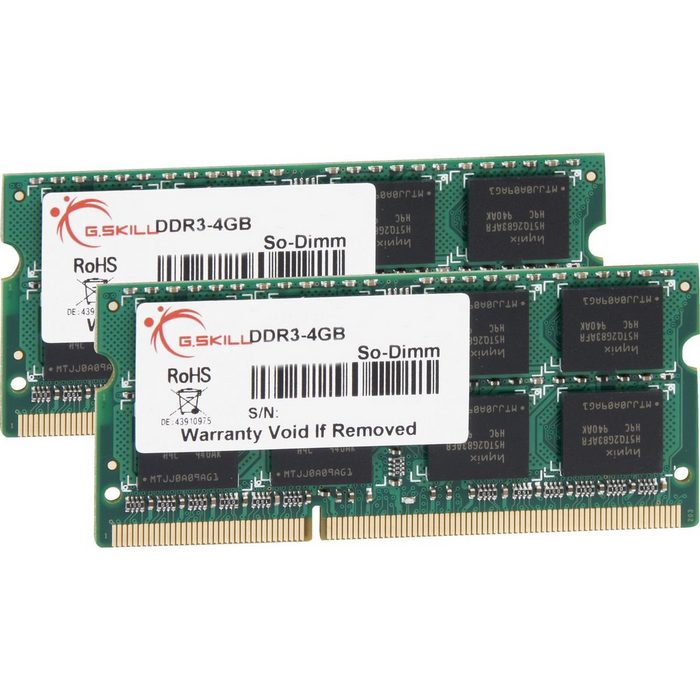 G.Skill SO-DIMM 8 GB DDR3-1066 Kit Arbeitsspeicher