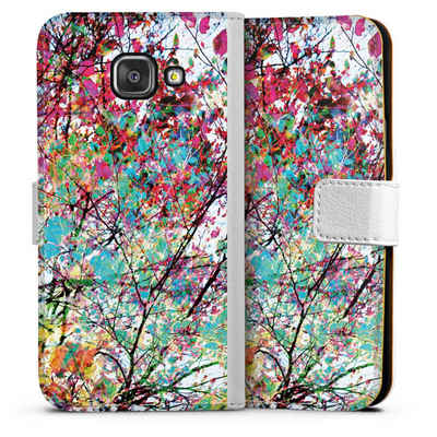 DeinDesign Handyhülle Malerei Blätter Kunst Autumn8, Samsung Galaxy A3 (2016) Hülle Handy Flip Case Wallet Cover