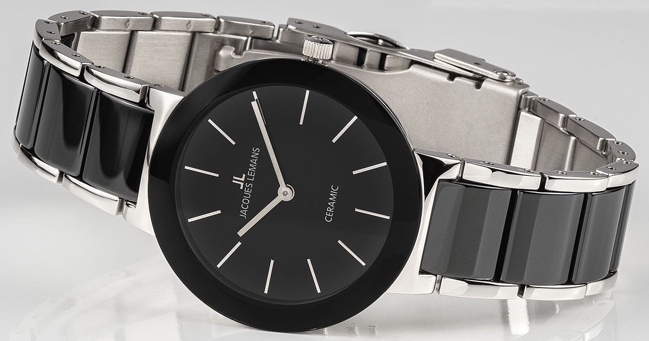 Jacques Lemans Keramikuhr Monaco, Quarzuhr, Armbanduhr, günstig online kaufen