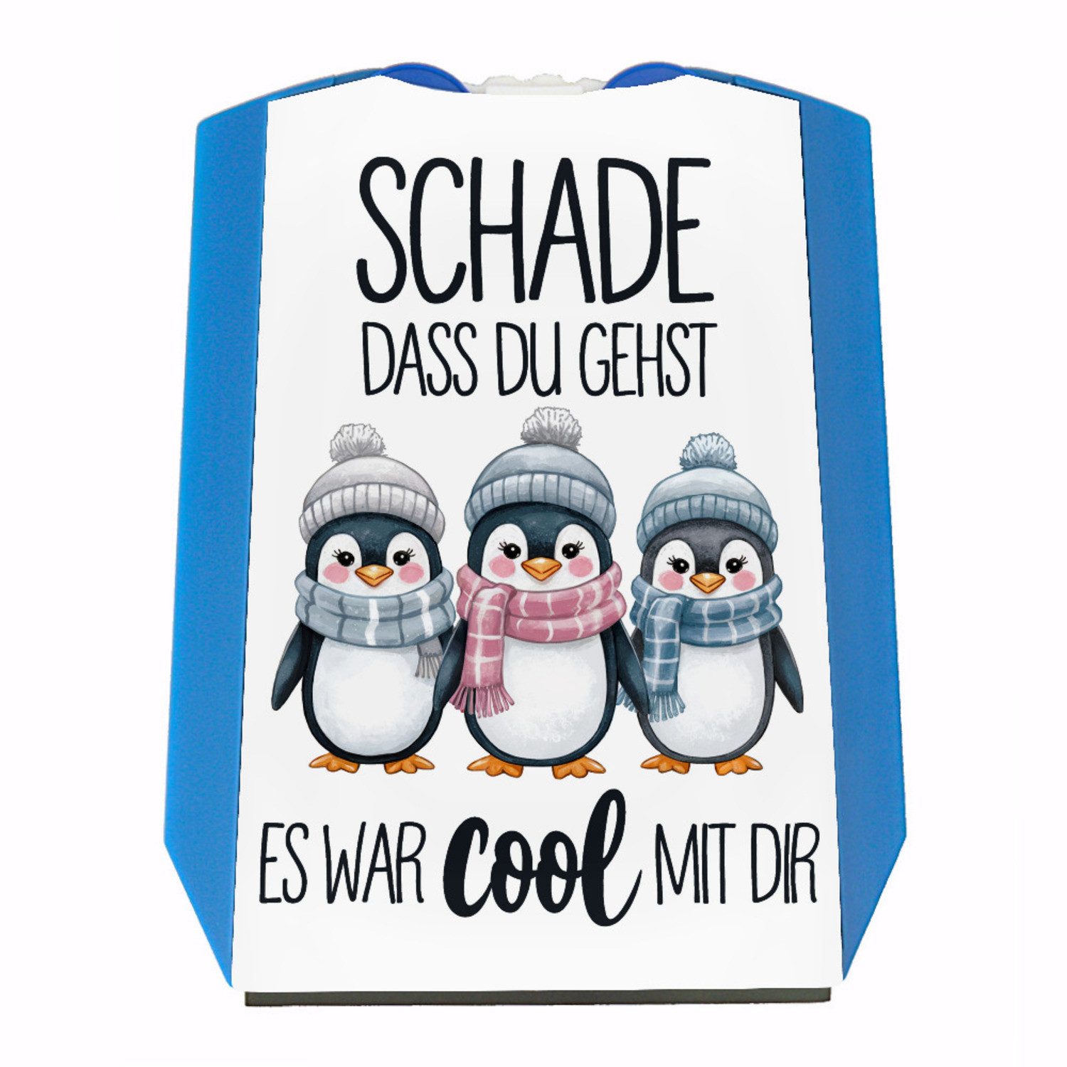 Parkscheibe Drei niedliche Pinguine - War cool mit dir Parkscheibe