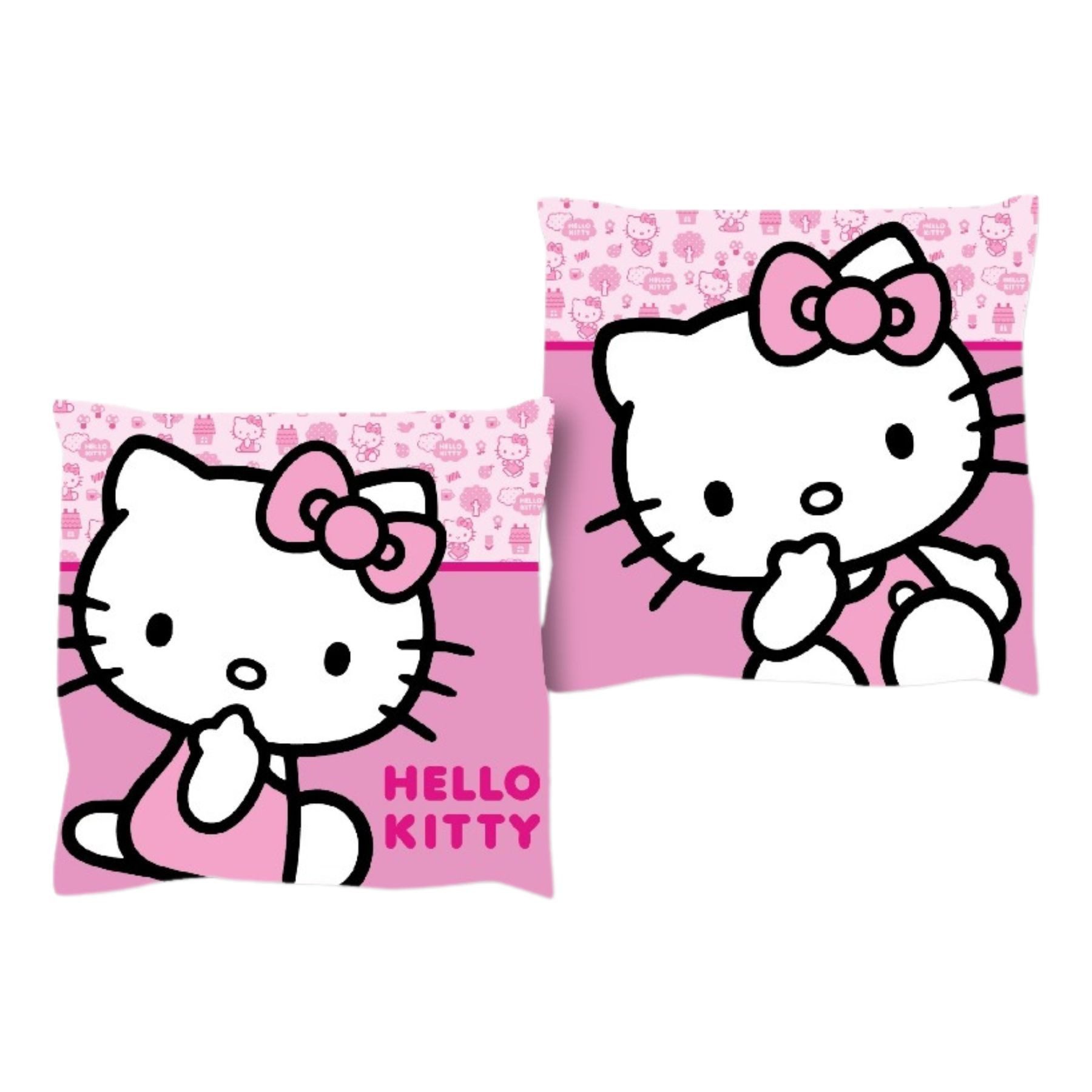 Hello Kitty Dekokissen 1 Stück Dekokissen 38×38 cm für Mädchenzimmer