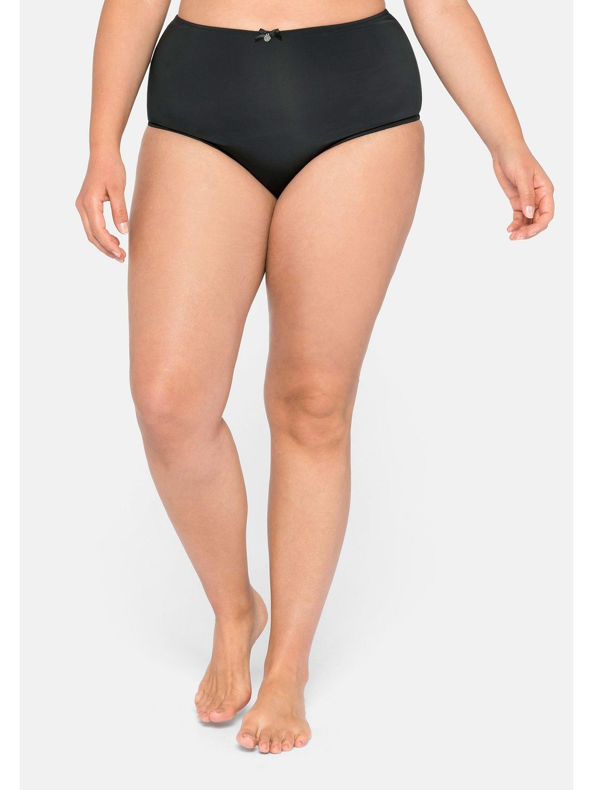 High-Waist-String Große Größen