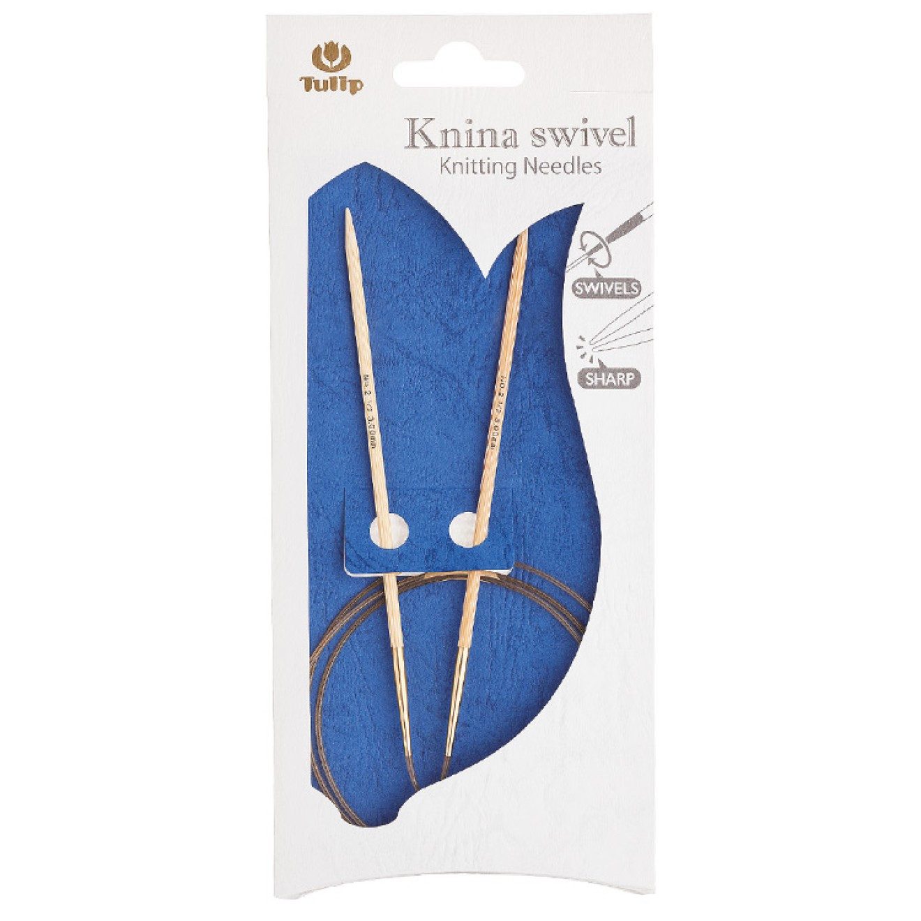 Tulip Stricknadeln Knina drehbare Rundstricknadel 10,00 mm 100 cm 1 St