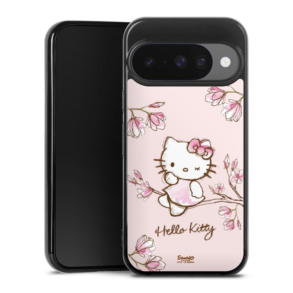 DeinDesign Handyhülle Hello Kitty Fanartikel Hanami Hello Kitty - Magnolia, Google Pixel 10 Pro Silikon Hülle Bumper Case Handy Schutzhülle