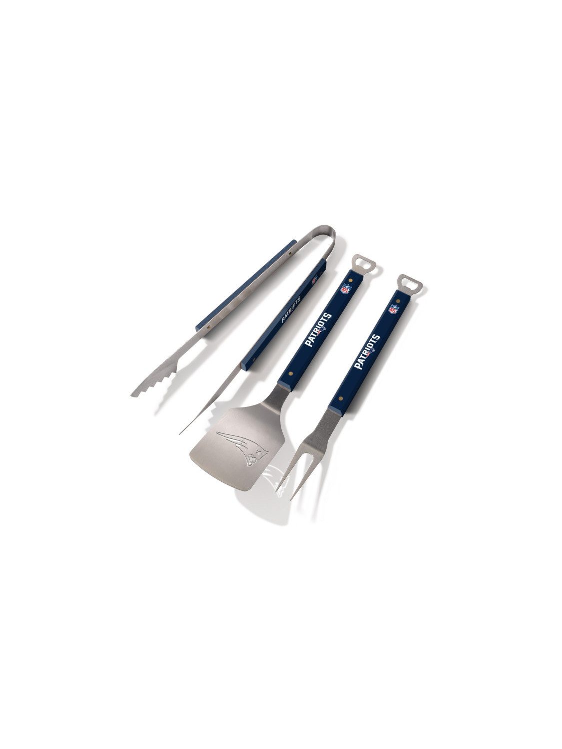 New England Patriots Grillbesteck-Set New England Patriots Spirit Series 3-Piece BBQ Set