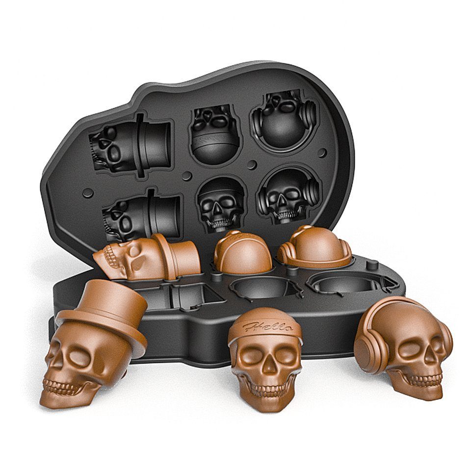 Metamorph Backform Halloween Totenkopf Silikon Backform - Kuchenparty, Kuchenparty