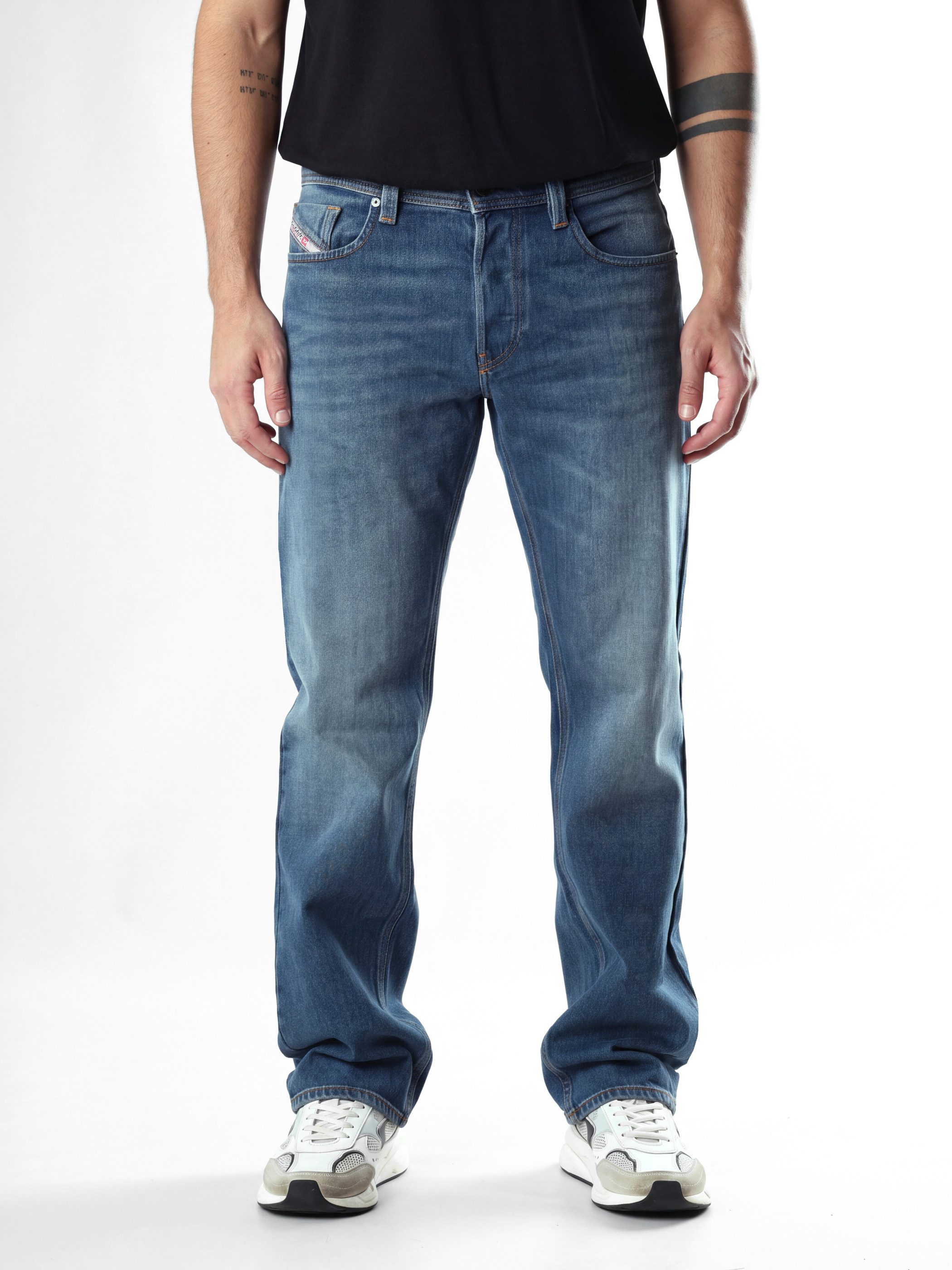 Diesel Straight-Jeans Regular Fit, Extra-Lang - MARKEE R9K39 - Länge:32 Geringer Stretch