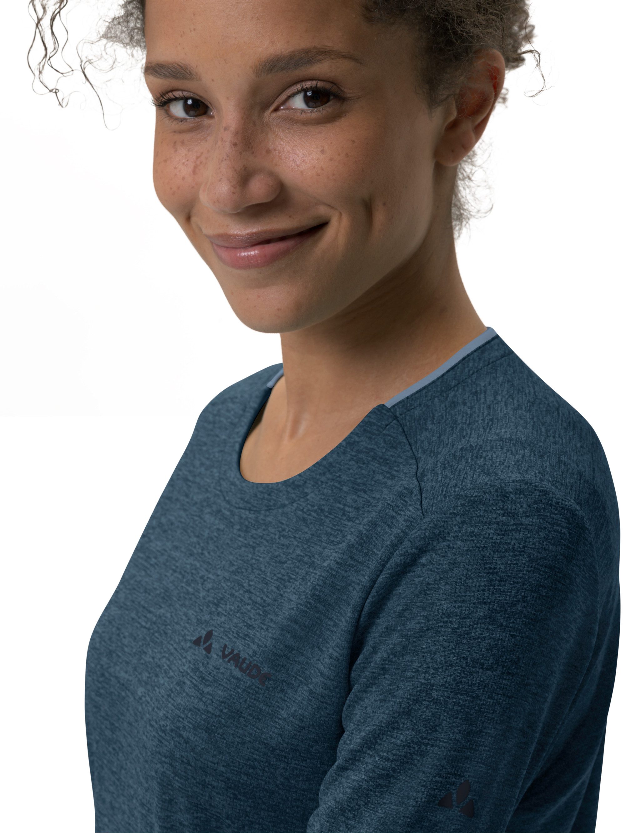 VAUDE Longsleeve WOMEN'S ESSENTIAL LS T-SHIRT sportliche Passform, langärmlig, mit Rundhalsausschnitt