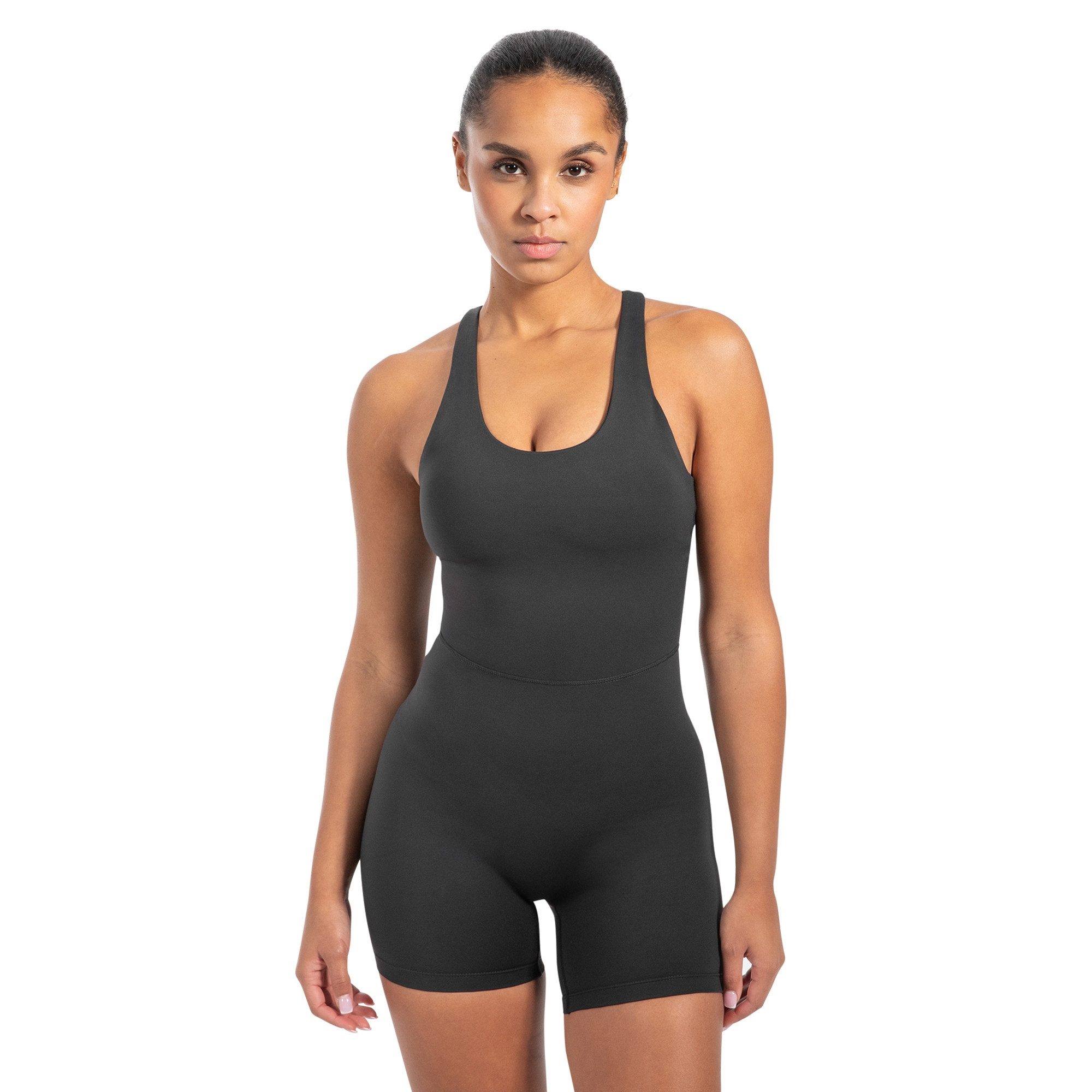 Smilodox Jumpsuit Aleyna, ärmelloser Einteiler kurz, Overall mit Shaped Fit günstig online kaufen