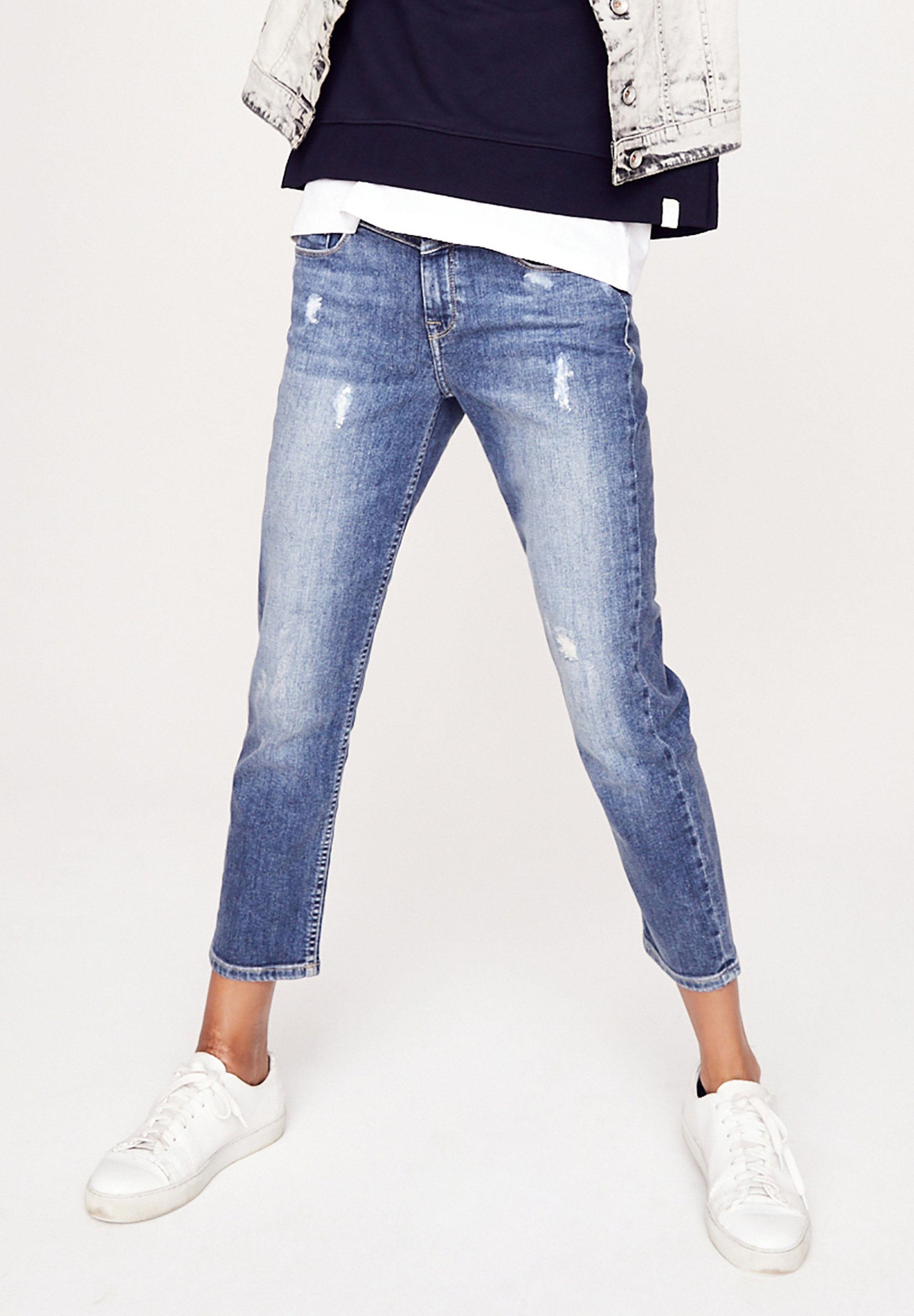 FIVE FELLAS Boyfriend-Jeans EMILIE nachhaltig, Italien, Stretch