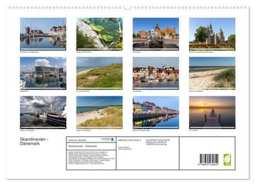 CALVENDO Wandkalender Skandinavien - Dänemark (Premium, hochwertiger DIN A2 Wandkalender 2023, Kunstdruck in Hochglanz)