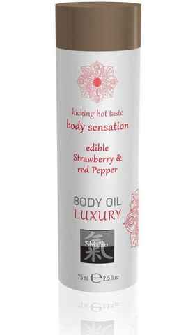 Shiatsu Massageöl Body Oil Erdbeere 75 Massage