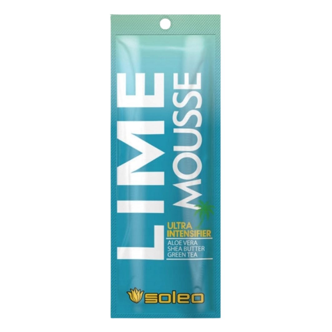 Soleo Selbstbräunungslotion Soleo Lime Mousse Bräunungsbeschleuniger 15 ml, Bräunungsbeschleuniger mit Tyrosin, Aloe Vera, Sheabutter