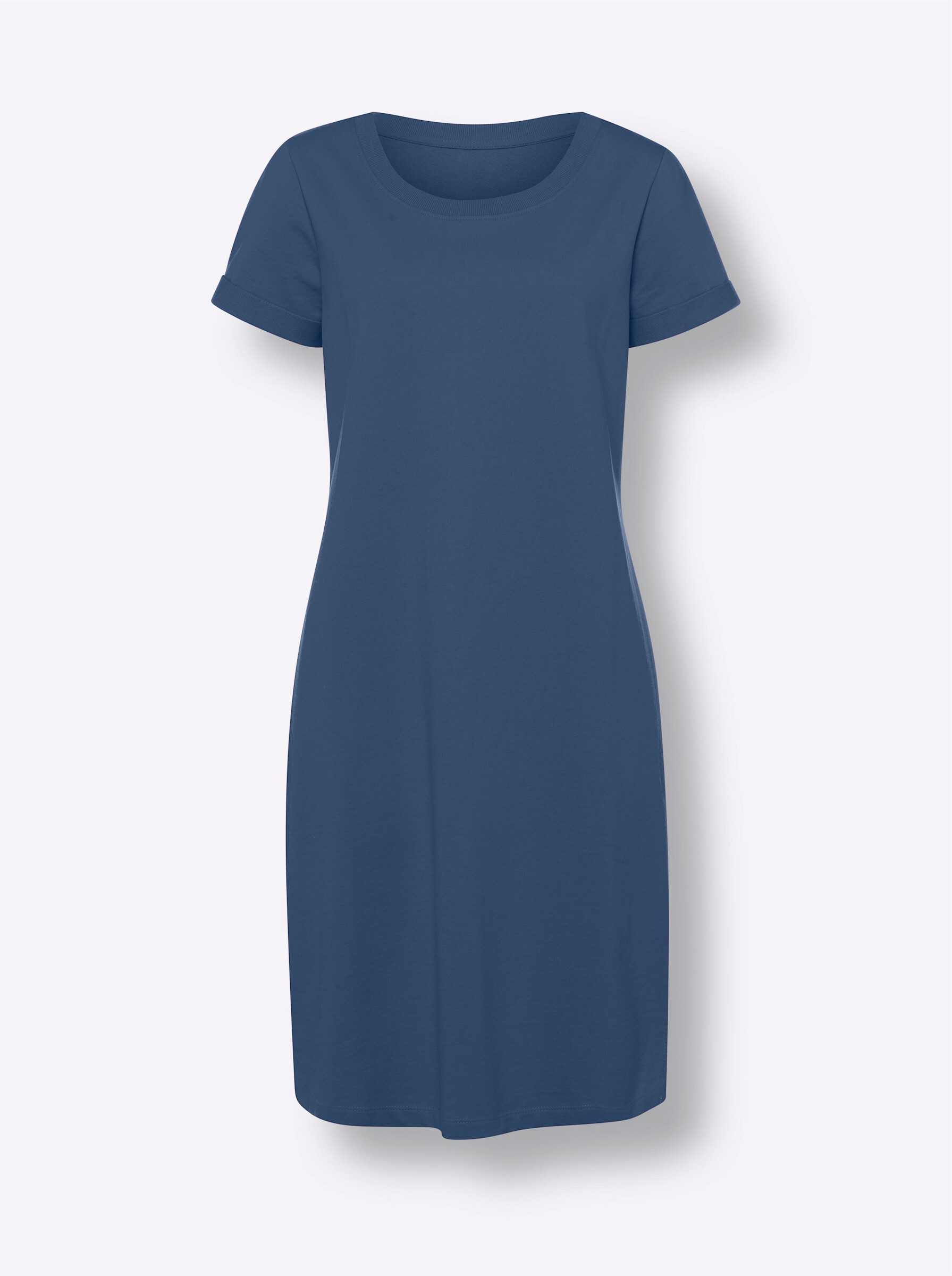 Jerseykleid Sweatkleid Kurzarm