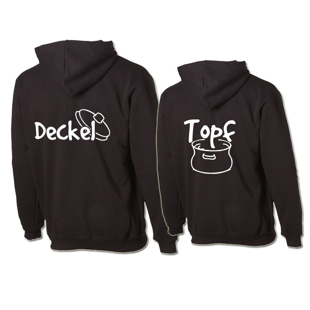 G-graphics Hoodie Topf & Deckel Paar- / Partner-Set zum selbst zusammenstellen, Aufdruck auf der Vorder- oder Rückseiteseite wählbar, Spruch/Sprüche/Print/Motiv, für Sie & Ihn