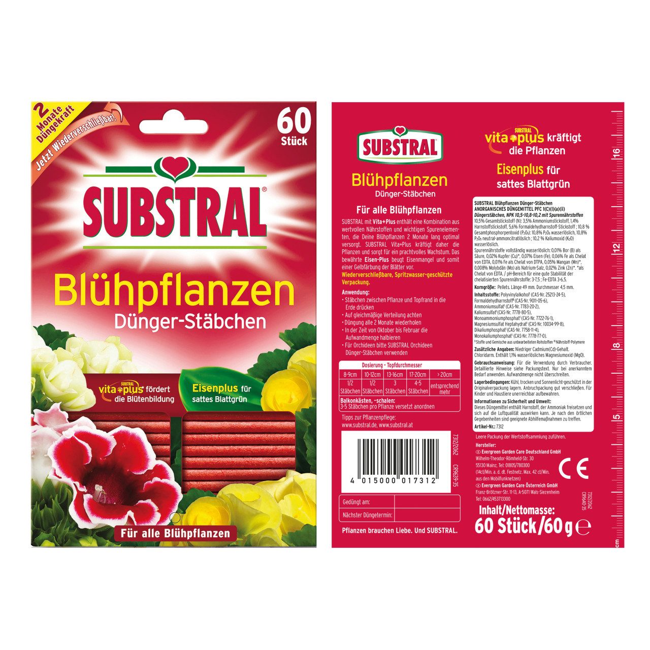 Substral Blumendünger Substral Dünger-Stäbchen für Blühpflanzen günstig online kaufen