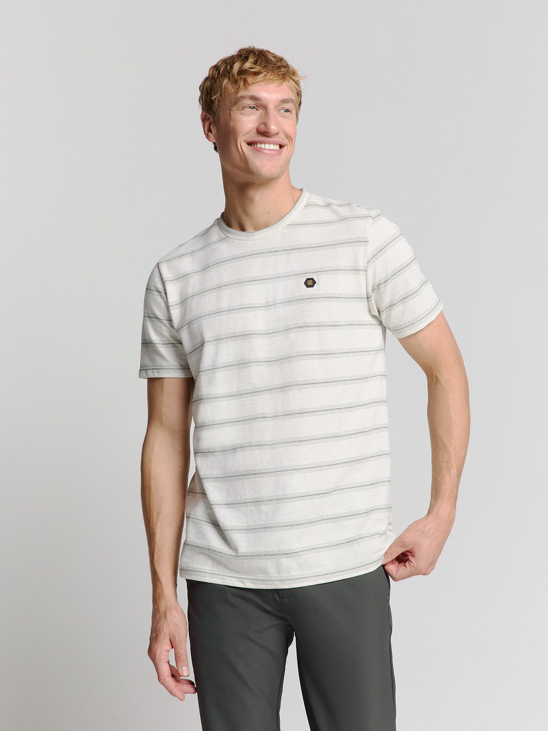 NO EXCESS T-Shirt No Excess Jacquard crewneck t-shirt