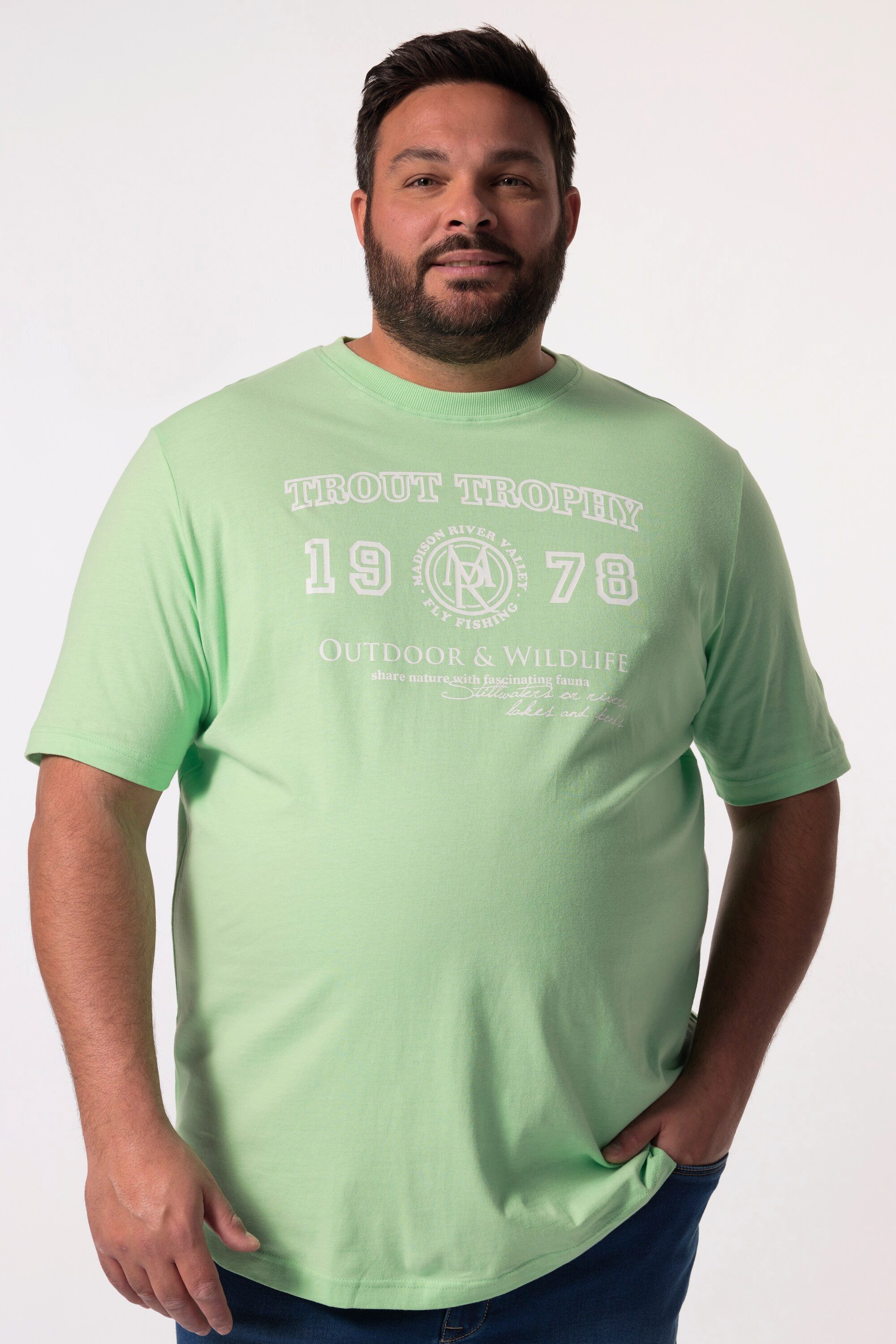 Men Plus T-Shirt Men+ T-Shirt Halbarm günstig online kaufen
