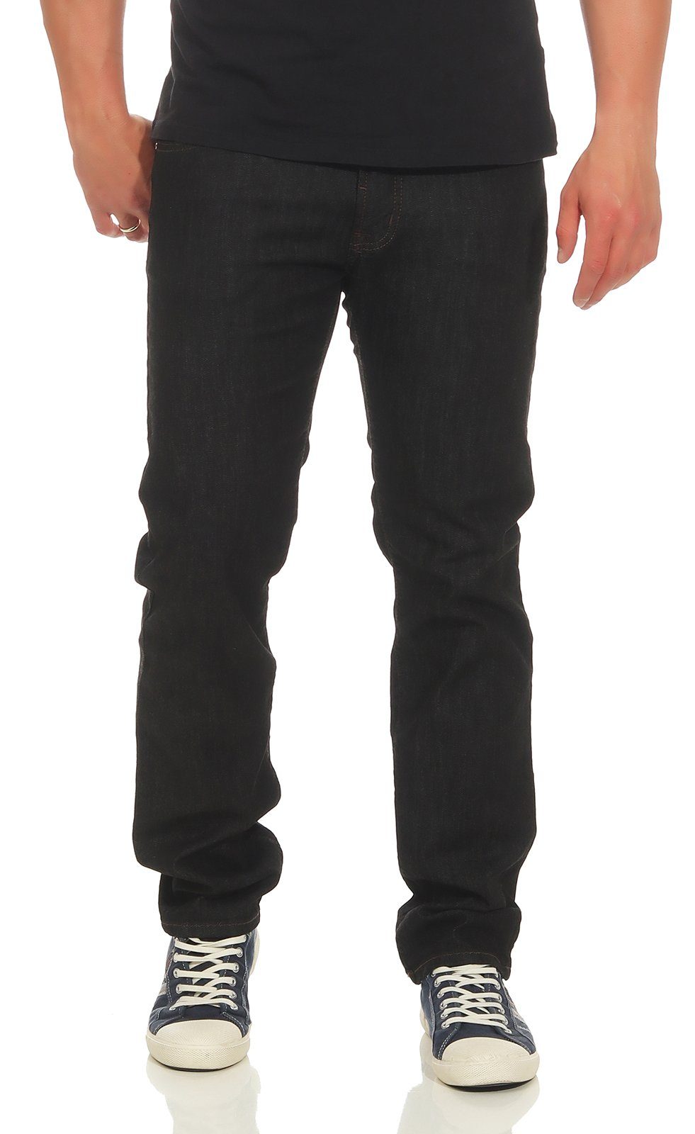 120-grau/schwa-05 Pierre Straight-Jeans Cardin