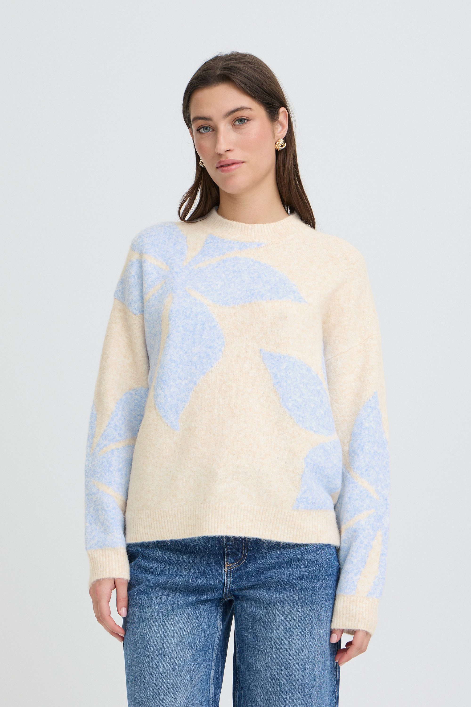 b.young Strickpullover Langarm BYOMEA