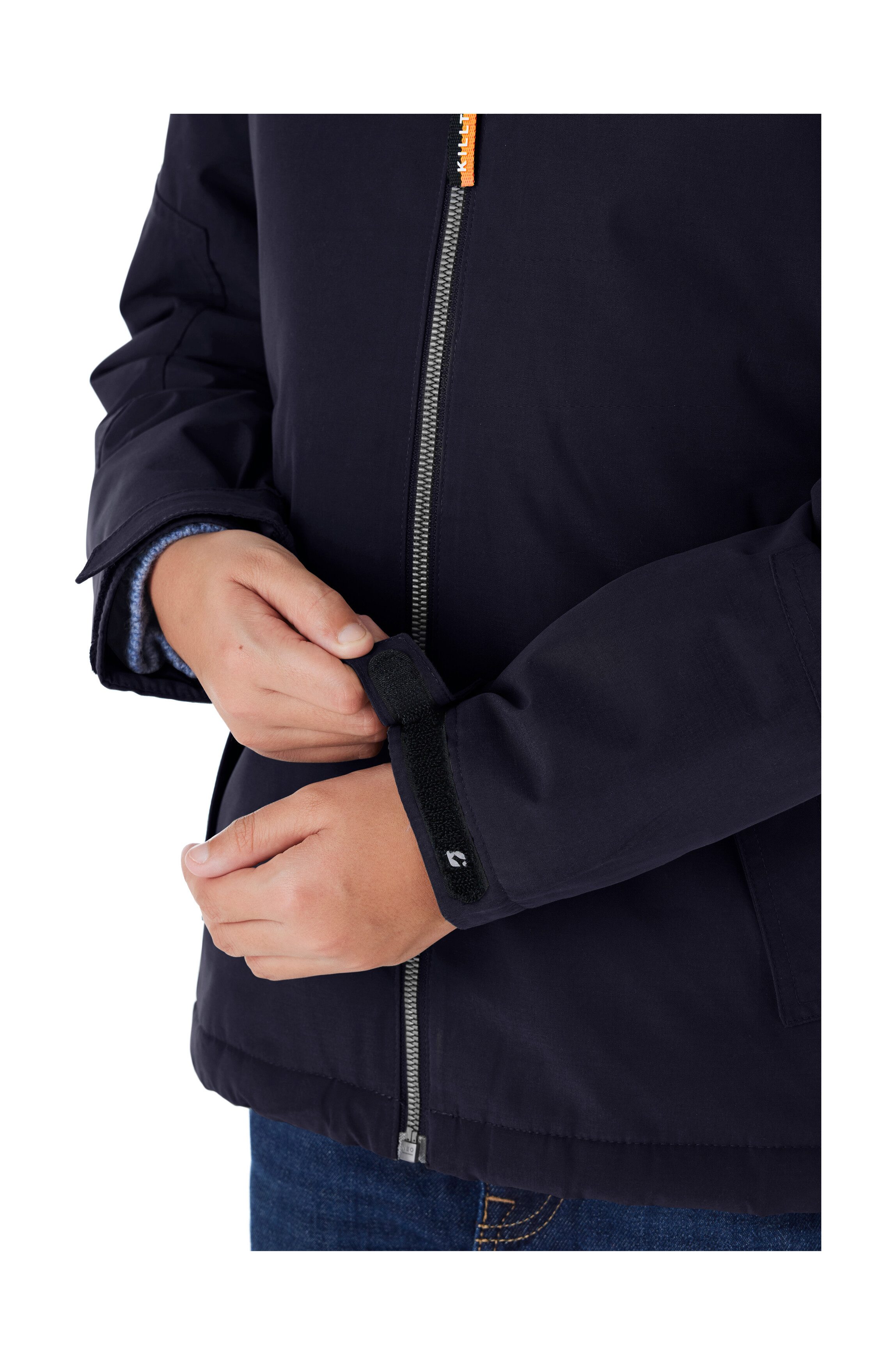 Killtec Funktionsjacke KOW 377 BYS JCKT Wasserdichte Funktionsjacke mit Kapuze, warmem Futter und Kinnschutz – Bild 5 von 5