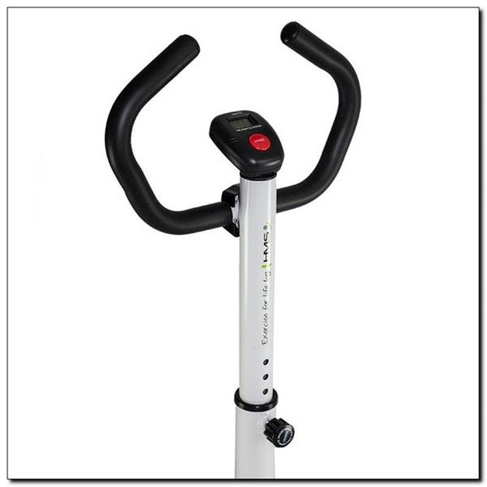 HMS Mini-Stepper Side-Stepper Heimtrainer Fitnessgerät (Spar-Set, mit Expandern), Verstellbare Lenkerhöhe in 6 Stufen ermöglicht optimale Anpassung