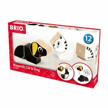 BRIO® Magnetspielbausteine Magnet-Tiere Hund und Katze 6-tlg.