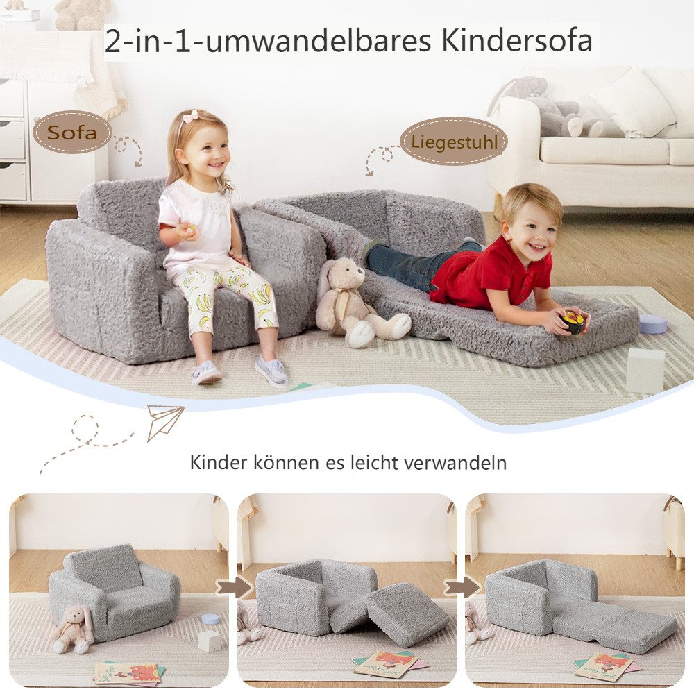 Insma Kindersofa Klappbar 2 in 1 günstig online kaufen