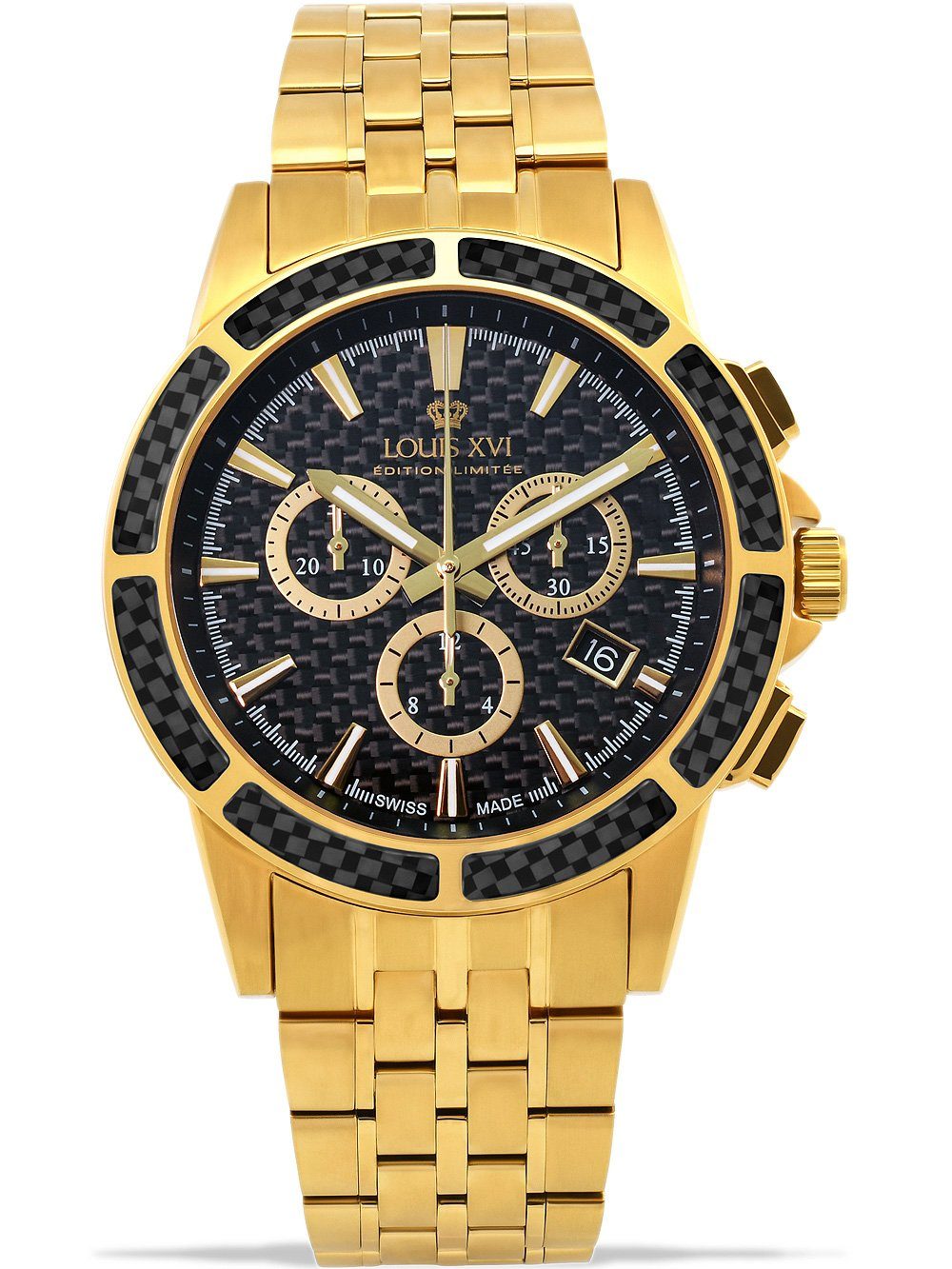 Quarzuhr Louis XVI LXVI1102 Majesté Chronograph Herrenuhr 43mm 5ATM Louis XVI LXVI1102 Majesté Chronograph Herrenuhr 43mm 5ATM