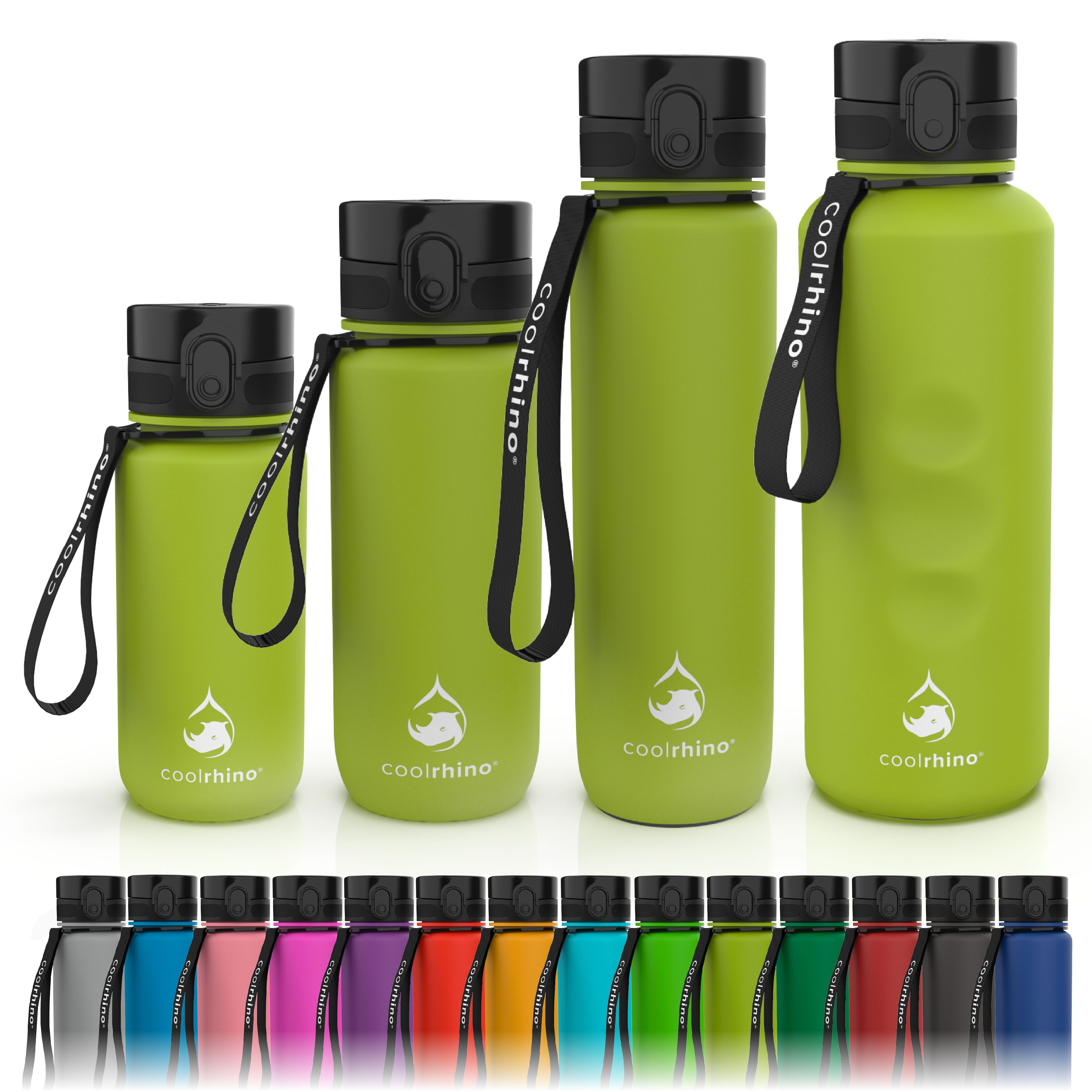Trinkflasche rhinoSport Tritan Sportflasche 350 ml, 650 ml, 1 liter, 1,5 l