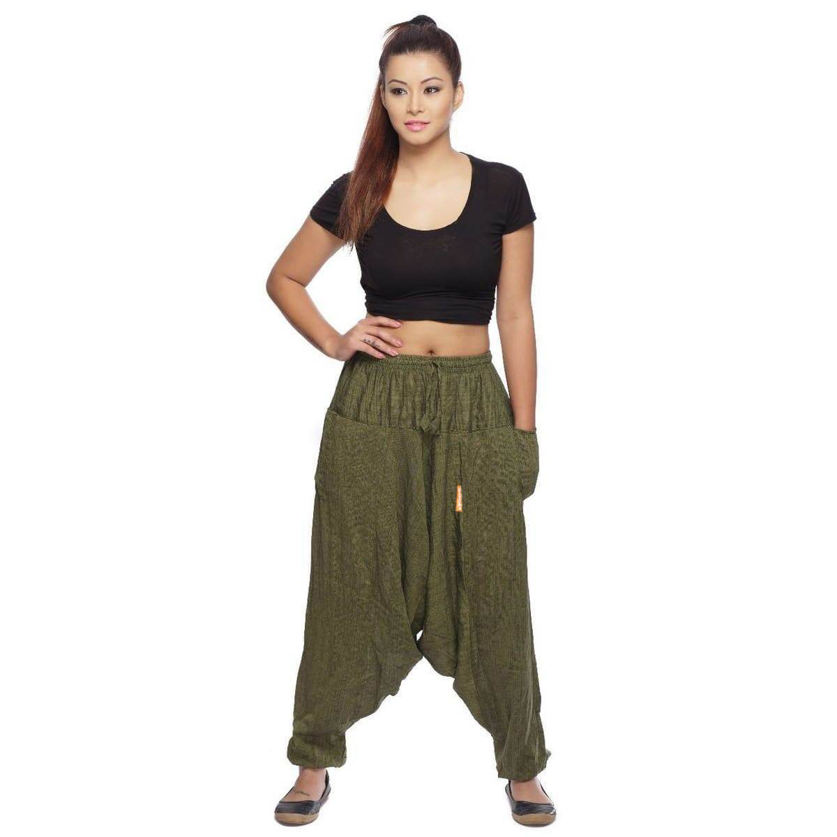 SIMANDRA Haremshose Singharaja Damen Freizeithose (1-tlg) Aladinhose Pluderhose Pumphose Yoga Goa Freizeit