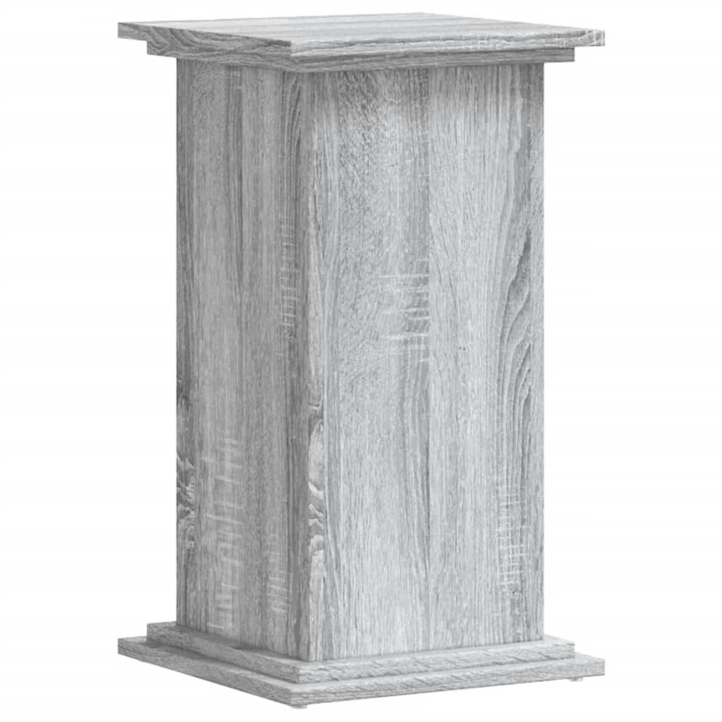 vidaXL Blumenständer Pflanzenständer Grau Sonoma 33x33x60 cm Holzwerkstoff (1 St)