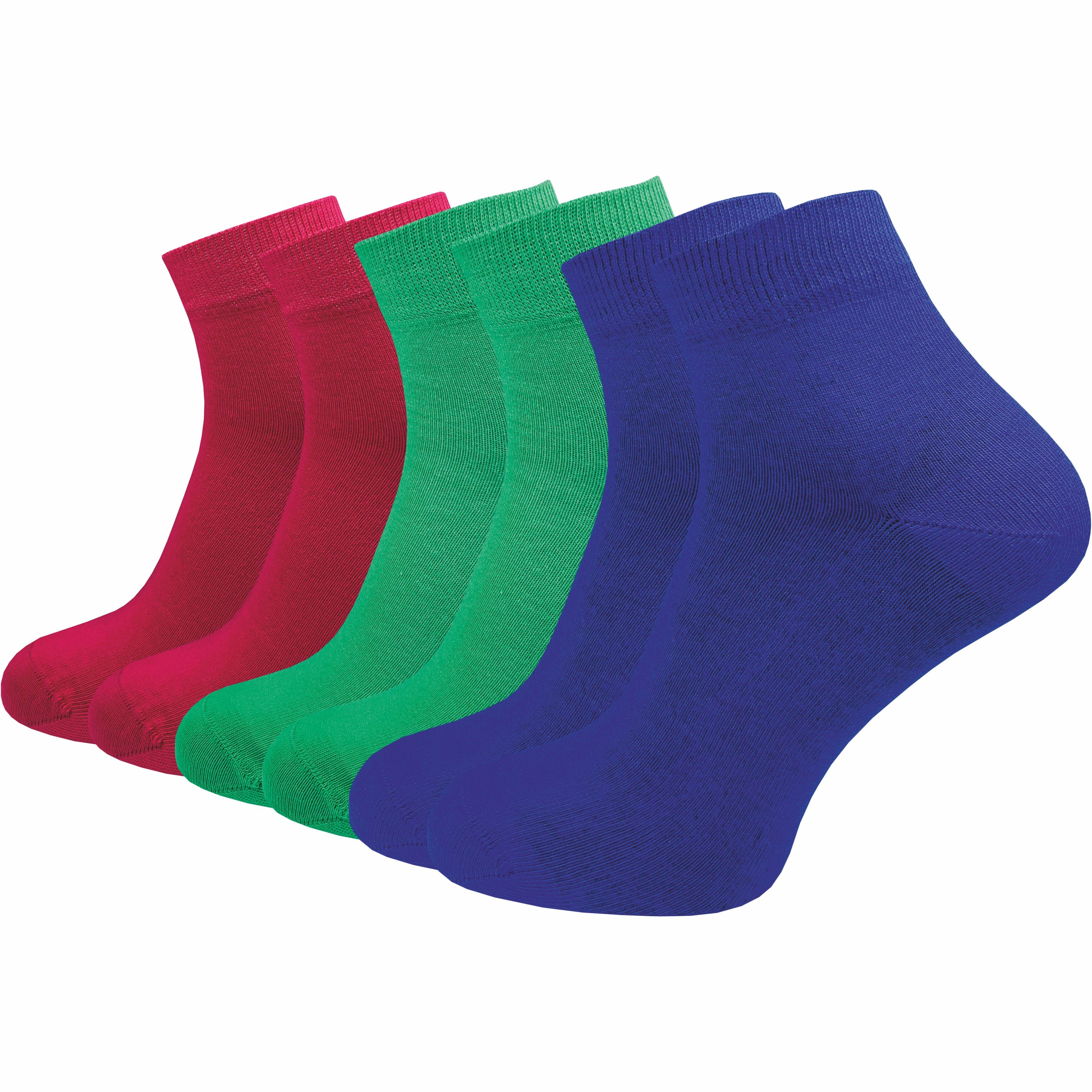 GAWILO Kurzsocken aus 100% reiner Baumwolle - Quartersocken für Herren (6-Paar) Schaft etwas länger als beim Sneaker - daher kein verrutschen