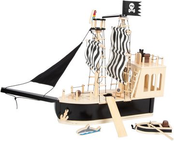 Small Foot Spielzeug-Schiff Piratenschiff, aus Holz