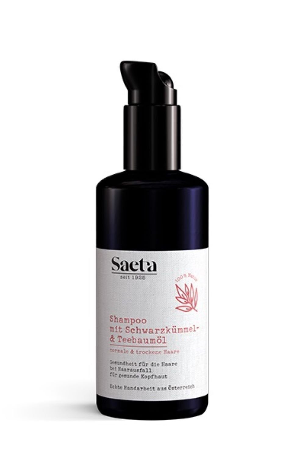 Haarshampoo Schwarzkümmelöl & Teebaum für normale und trockene Haare 1 l /200 ml