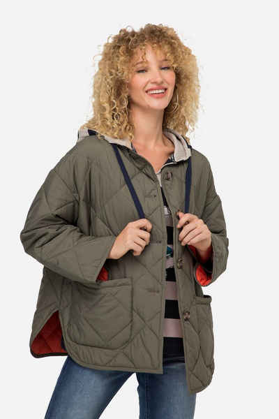 Laurasøn Steppjacke Wende-Steppjacke 2 Farben Rundhals Langarm