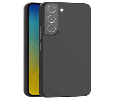 OLi Handyhülle Schwarze Silikon Hülle Case Kompatibel mit Samsung Galaxy S23 6,1 Zoll, Case, Cover, Silikon