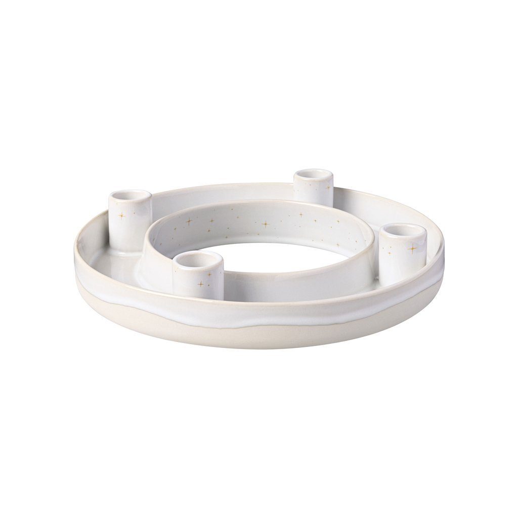 like. by Villeroy & Boch Dekoobjekt Winter Glow Adventskranz, 26x26x5,5 cm günstig online kaufen