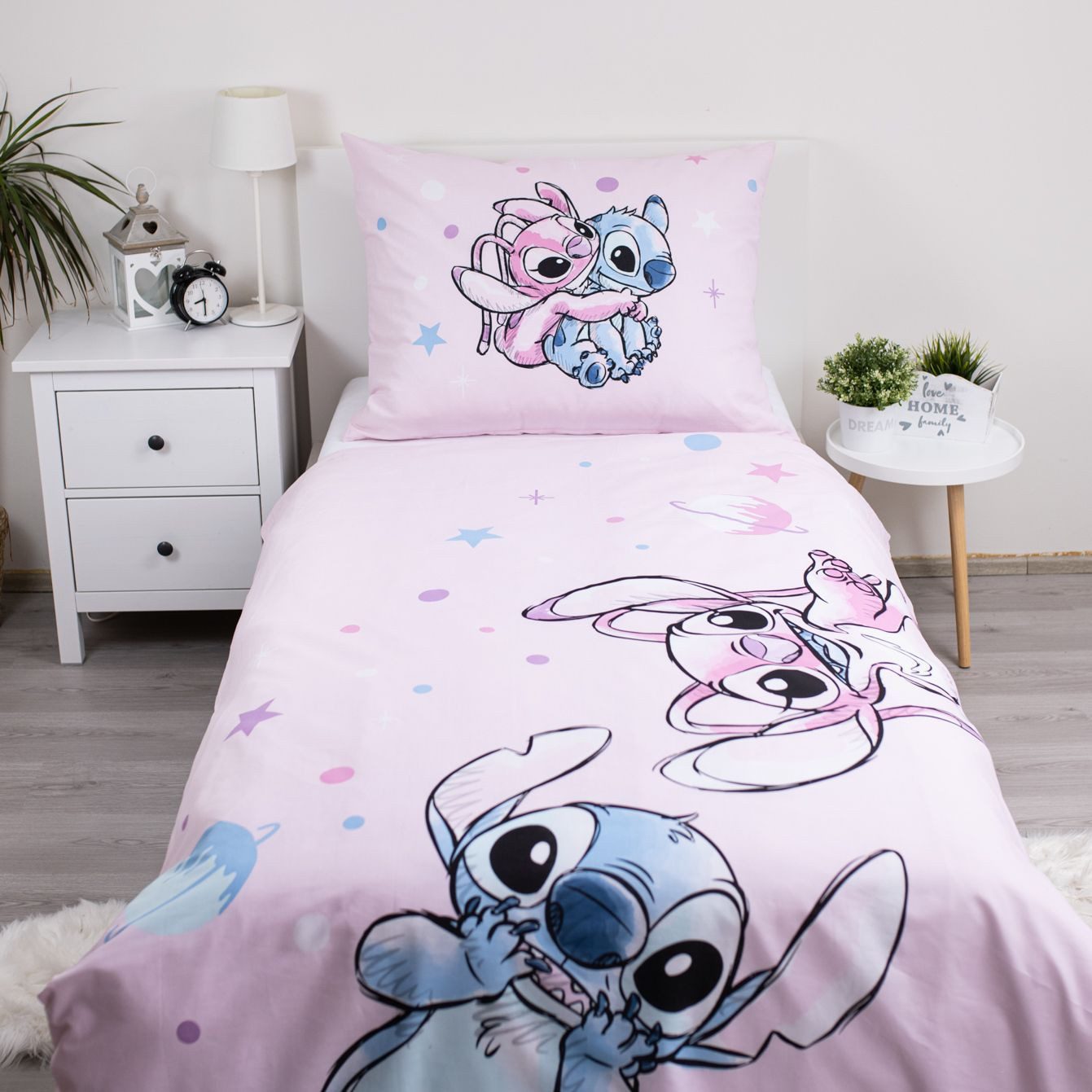 Lilo & Stitch Bettwäsche Kinderbettwäsche Disney Lilo & Stitch Wende-Bettbe günstig online kaufen