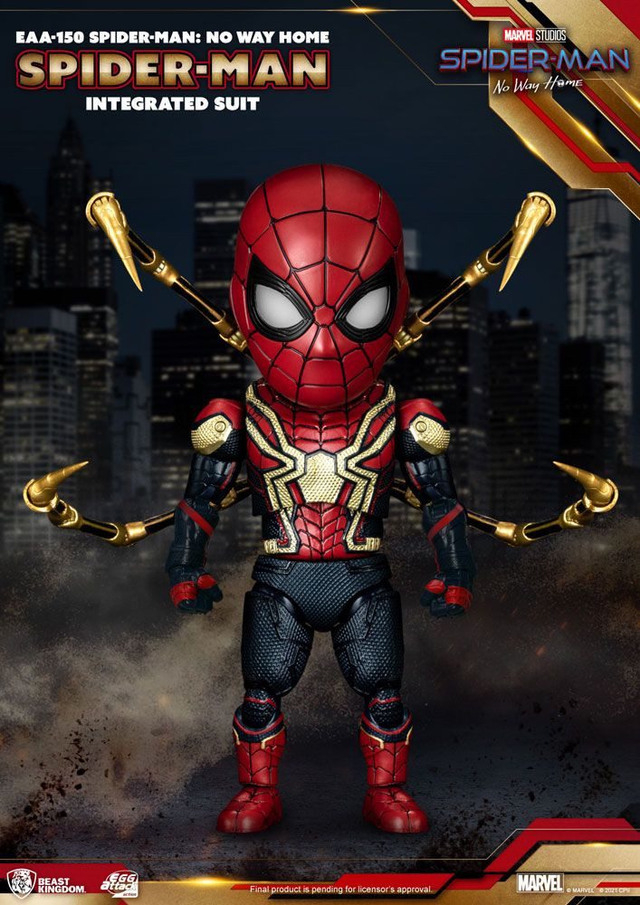 Actionfigur Spider-Man: No Way Home Egg Attack Spider-Man Integrated Suit